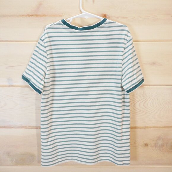 Okaidi Boys Short Sleeve Shirt French Striped Tee size 140 cm US 10 Years Cotton - Picture 3 of 10